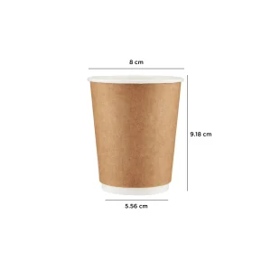 Kraft Double Wall Paper Cups